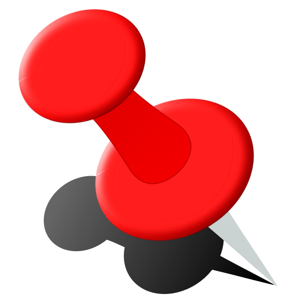 SVG Pin with shadow