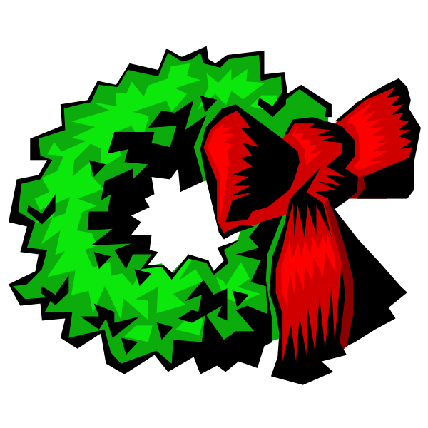SVG Pine wreath