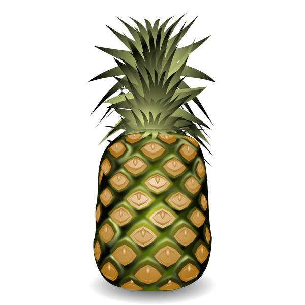 SVG Pineapple fruit