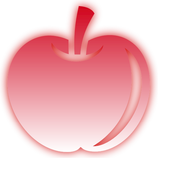 SVG Pink apple