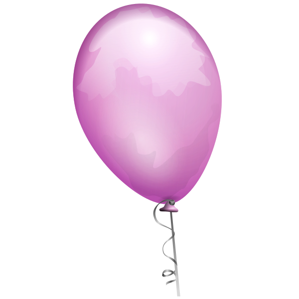 SVG Pink balloon vector image