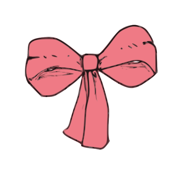 SVG Pink bow