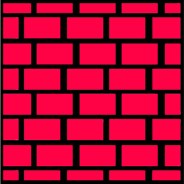 SVG Pink brick wall vector illustration