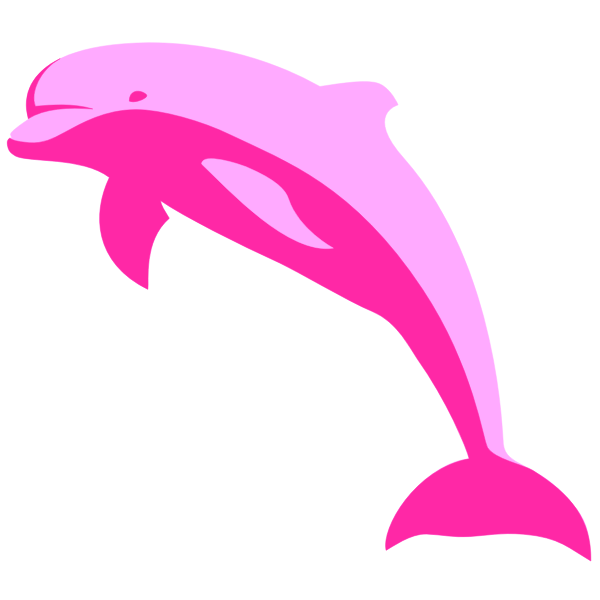 SVG Pink dolphin