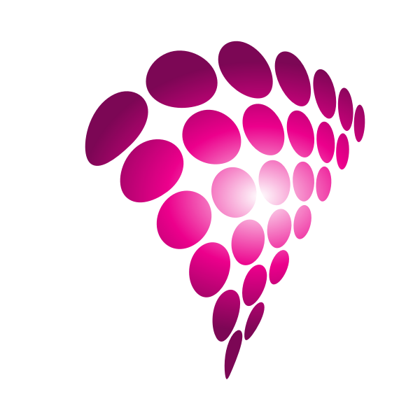 SVG Pink dots logotype