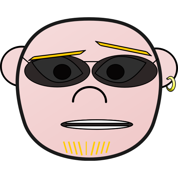 SVG Pink face