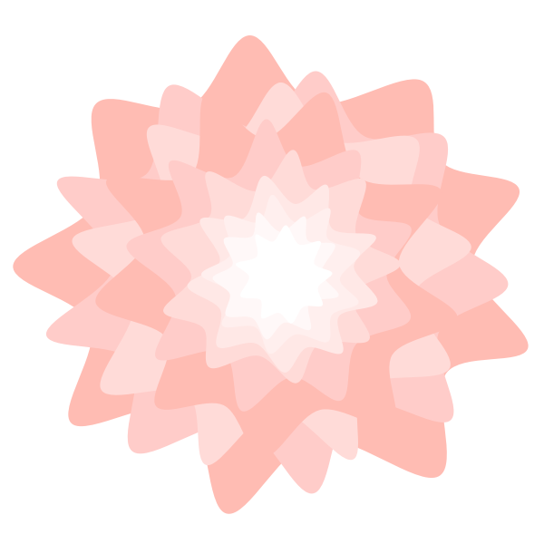 SVG Pink Flower