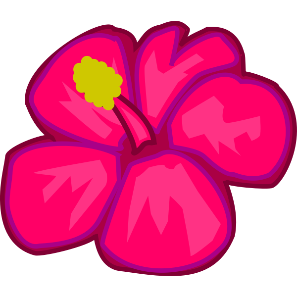 SVG Pink flower