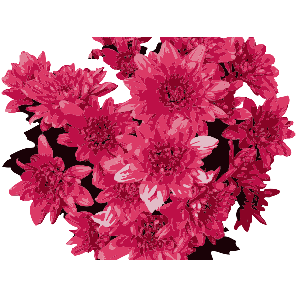 SVG Pink flowers
