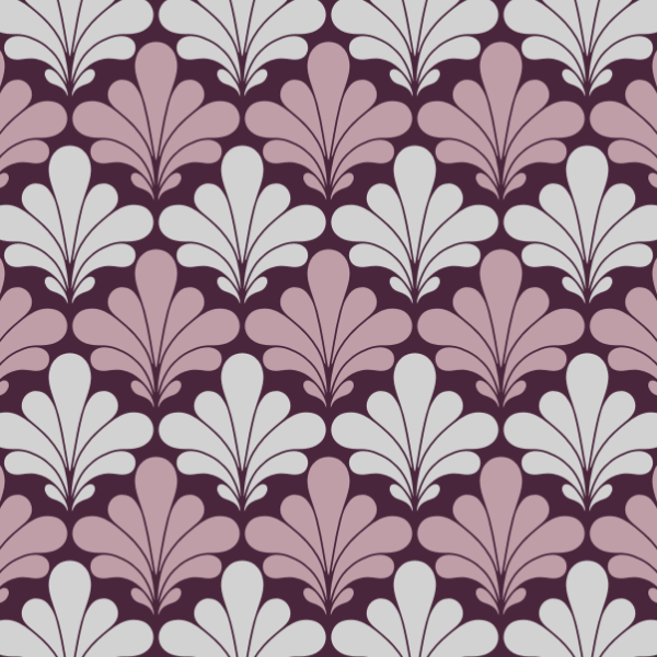 SVG Pink flowery pattern