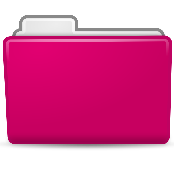 SVG Pink folder