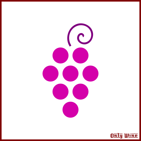 SVG Pink grapes image