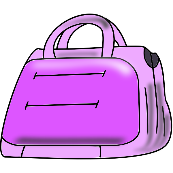 SVG Pink handbag