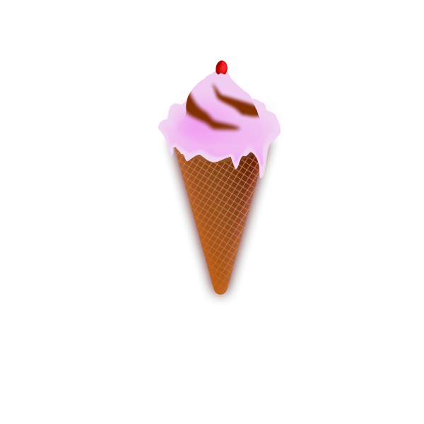 SVG Pink ice-cream