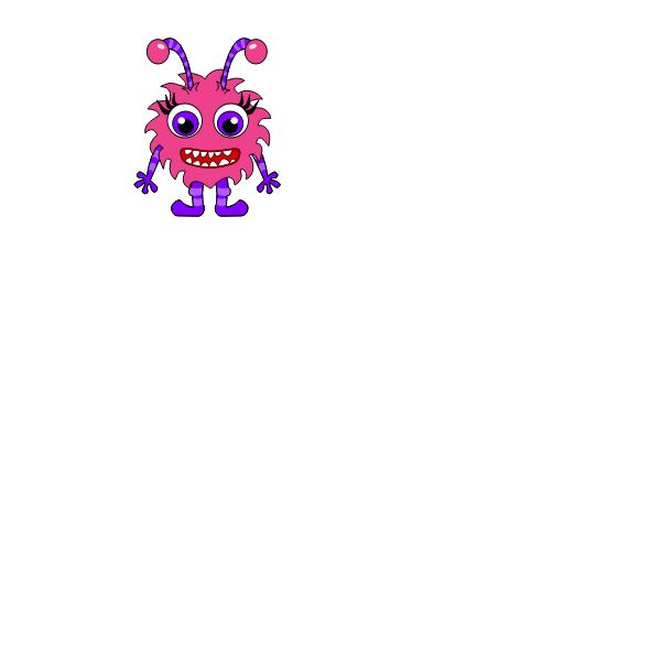 SVG Pink monster