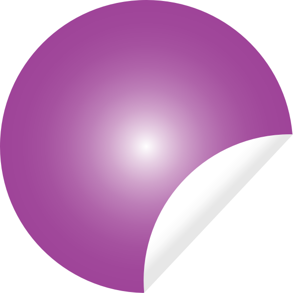 SVG Pink Peeling Sticker