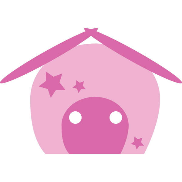 SVG Pink pig