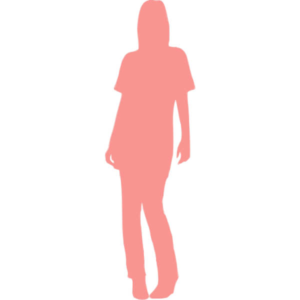 SVG Pink posing girl