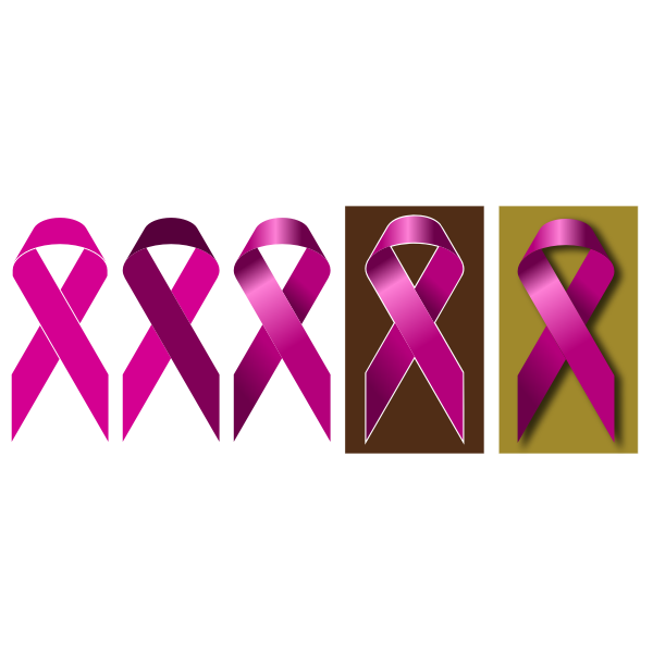 SVG Pink ribbon collection