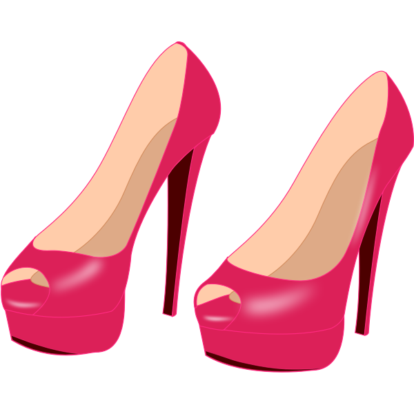 SVG Pink shoes