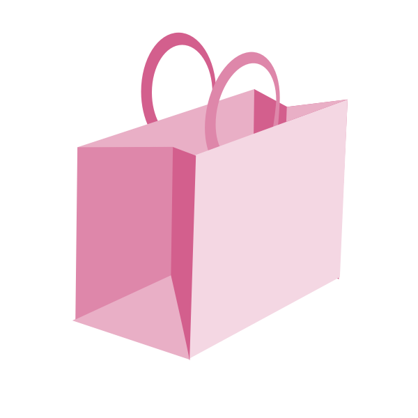 SVG Pink shopping bag