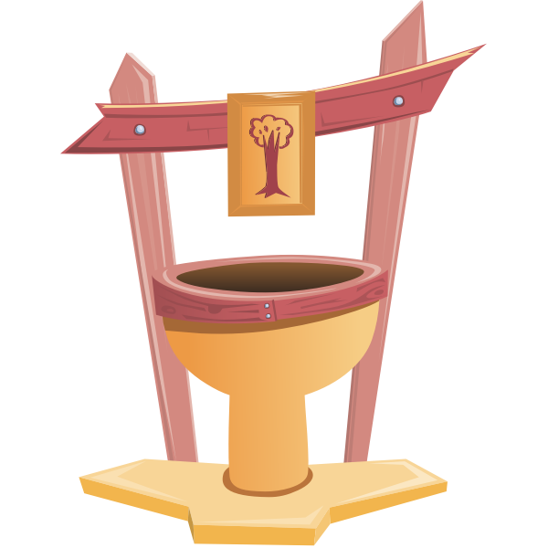 SVG Pink shrine