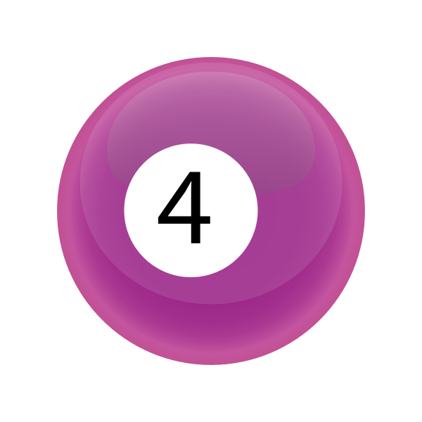 SVG Pink snooker ball