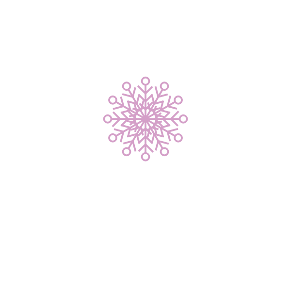 SVG Pink snowflake