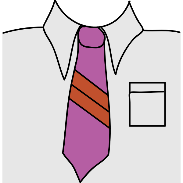 SVG Pink tie