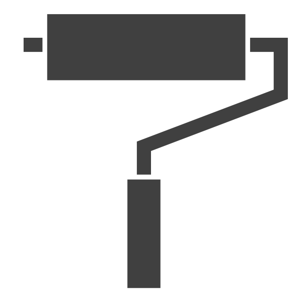 SVG Pint roller vector image
