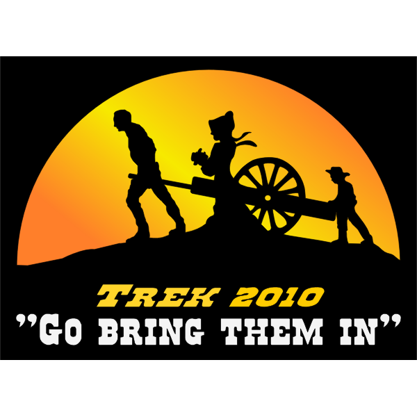 SVG Pioneer trek logo color vector image