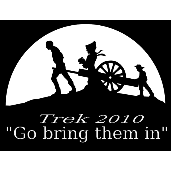 SVG Pioneer trek logo vector image