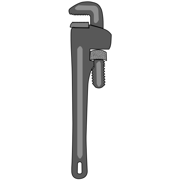 SVG Pipe wrench
