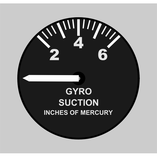 SVG Piper Gyro Suction Gage