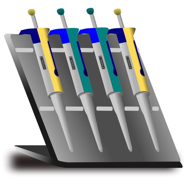 SVG Pipette stand