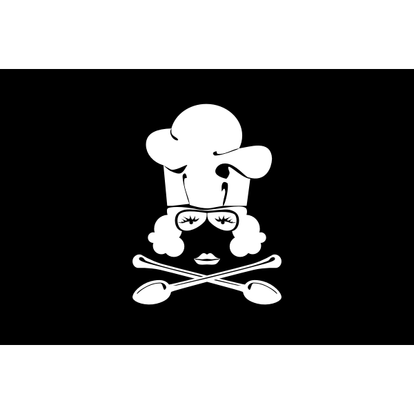 SVG Pirate kitchen flag
