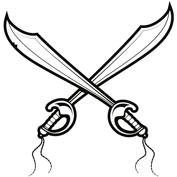 SVG Pirate sword