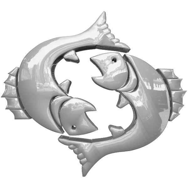 SVG Pisces horoscope sign