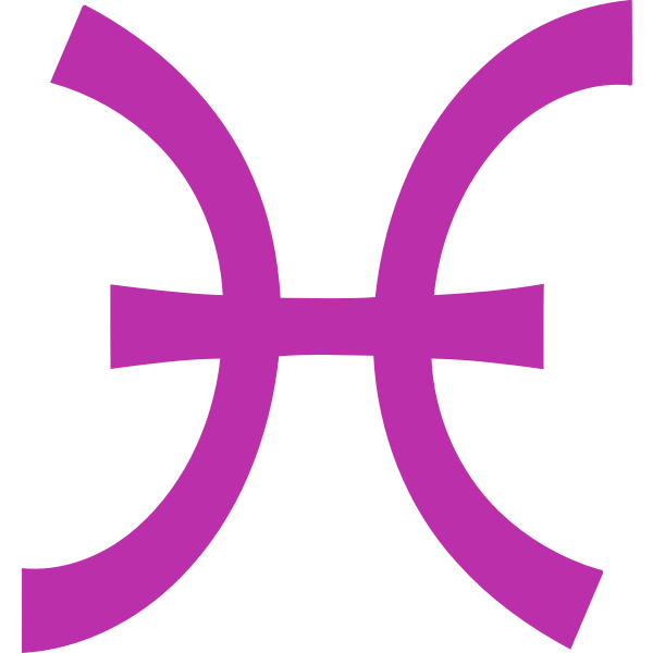 SVG Pisces sign