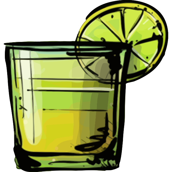 SVG Pisco sour cocktail