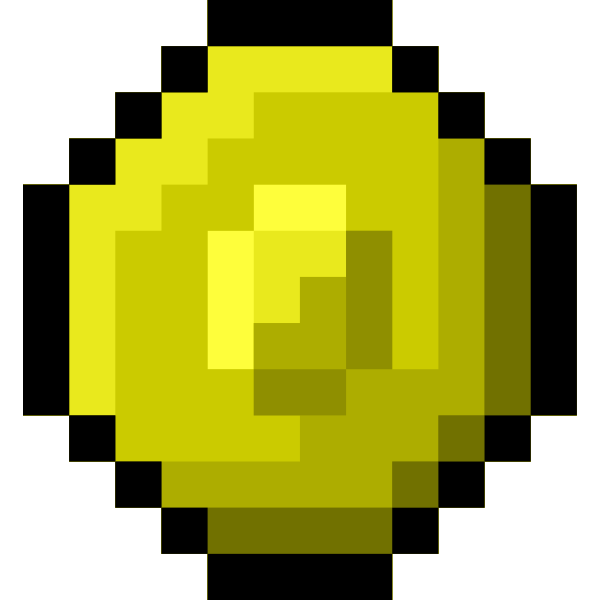 SVG Pixel coin
