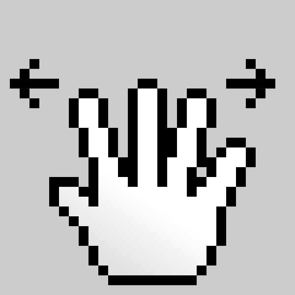 SVG Pixel cursor