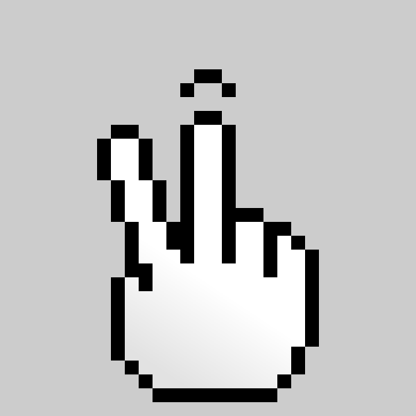 SVG Pixel cursor for press and tap