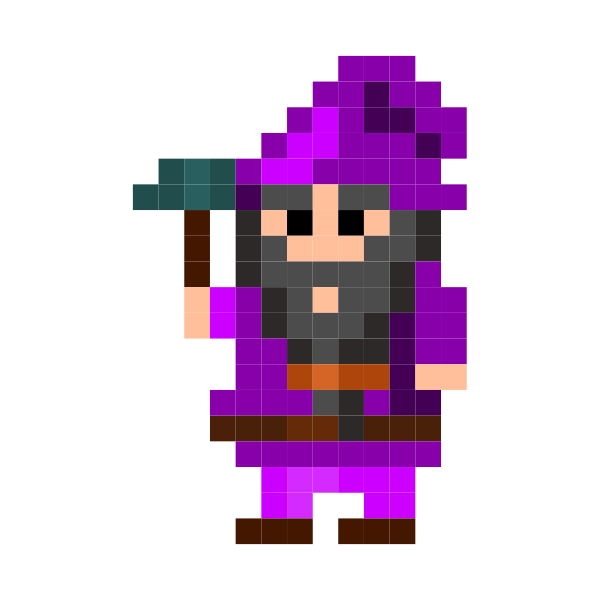 SVG Pixel dwarf