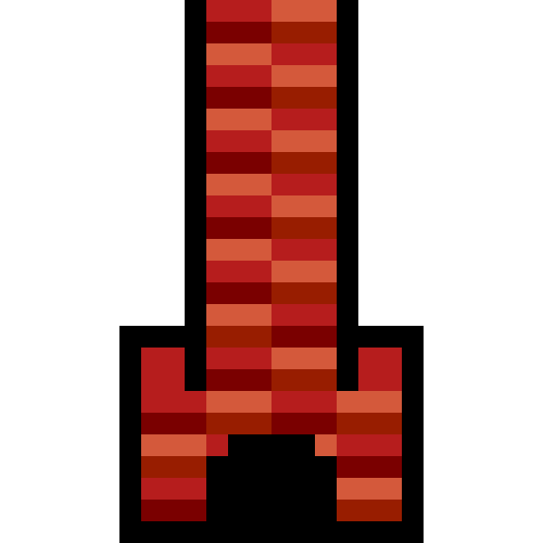 SVG Pixel fireplace
