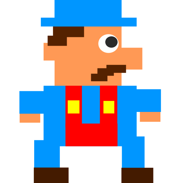 SVG Pixel guy