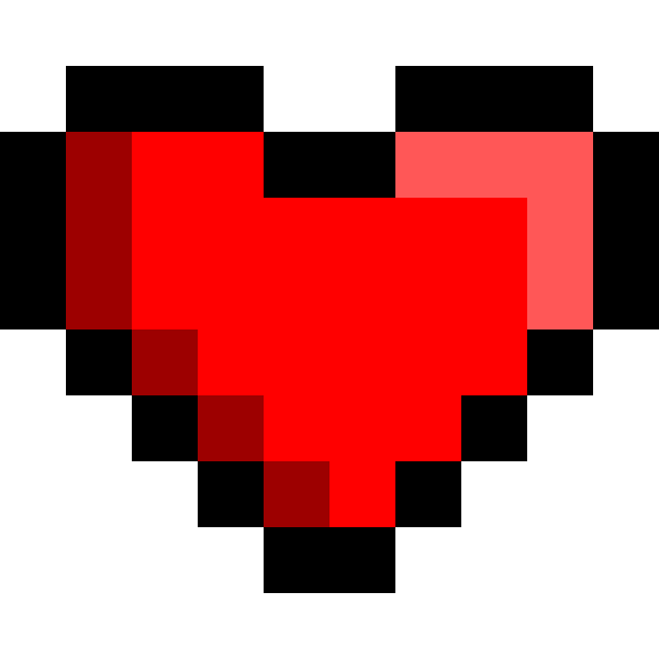 SVG Pixel heart
