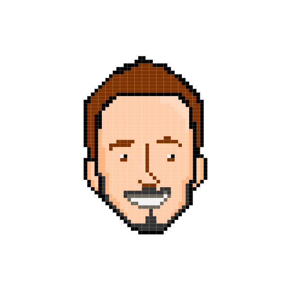 SVG Pixel portrait