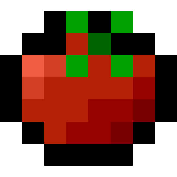 SVG Pixel tomato