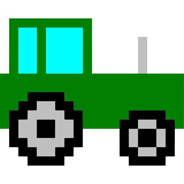 SVG Pixel tractor